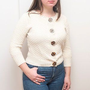 VINTAGE SWEATER WITH BUTTON SNAPS